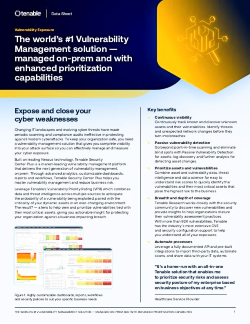 Tenable Security Center Plus Tenable Security Center Plus+ Datasheet